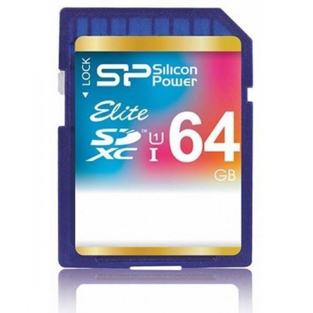 مموری SD Silicon Power SDHC Class10 Elite 64G